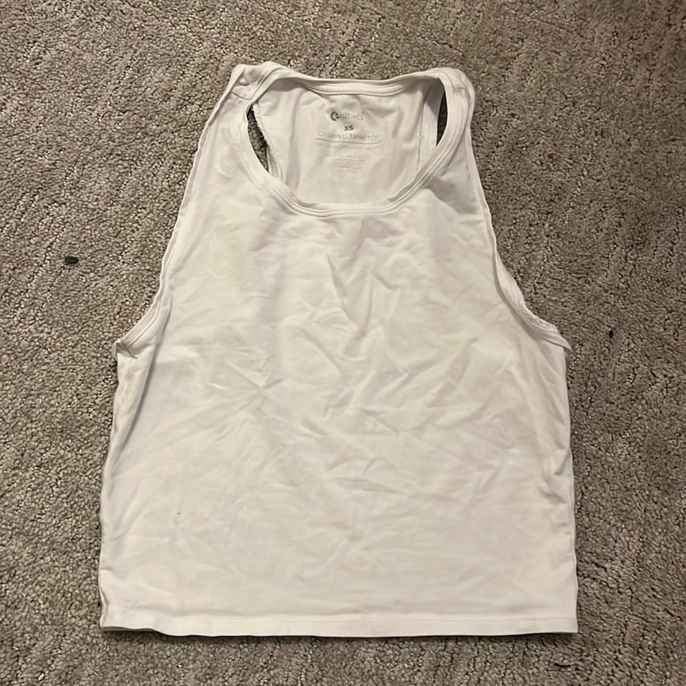 White tank top